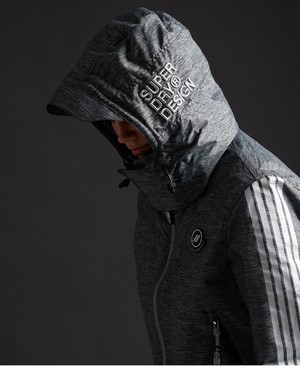 Superdry Limited Edition Blockhood SD-Windcheater Női Kabát Sötét Szürke/Titán | CZGEO8361